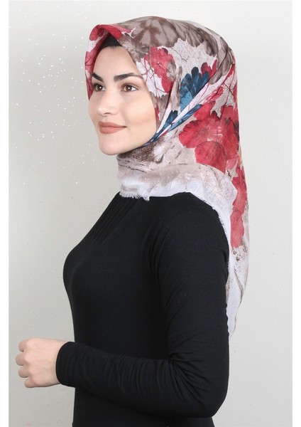 Pamuklu Trend Eşarp 9934-11 Kırmızı