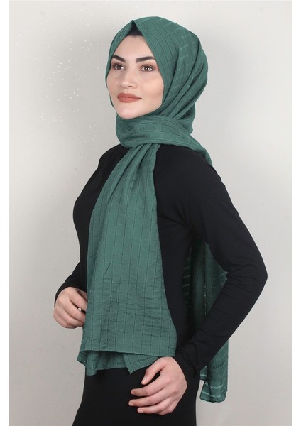 Ince Kareli Şal 2580-9 Yeşil