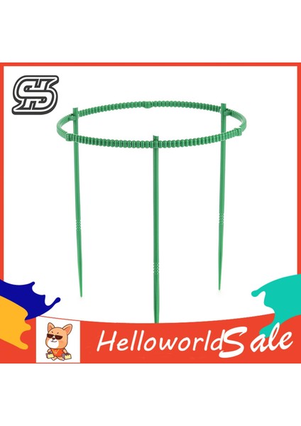 Helloworld Bitki Destek Kafesi Pürüzsüz Kenarlı Sağlam Çiçek Destek Standları Bitki Toprak Kazıkları (Yurt Dışından)