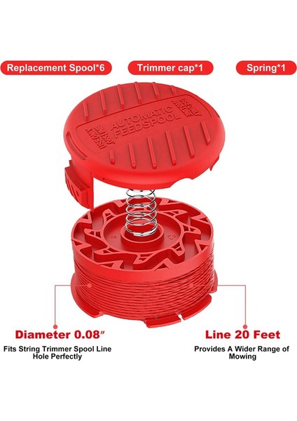 Zanaatkar Için Düzeltici Makaralar Hattı 20FT Kırmızı Düzeltici Hattı CMCST910 (Yurt Dışından) modelleri