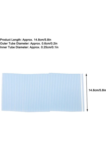 Yetiştirme Kateteri, Tavşanlar Için Güvenli 50 Adet Tatsız Tavşan Suni Tohumlama Kateter Boruları (Yurt Dışından)