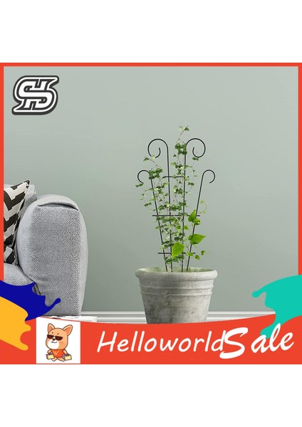 Helloworld Bitki Tırmanma Kafes Çok Fonksiyonlu Mini Tırmanma Kafes Bitki Destek Çerçevesi (Yurt Dışından)