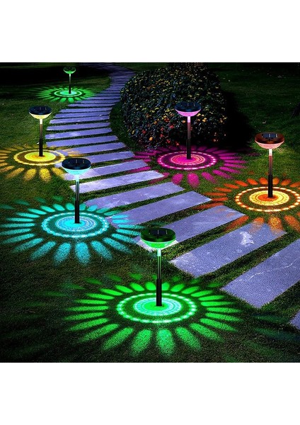 Güneş LED Işık Açık Su Geçirmez Rgb Renk Değiştiren Çim Lambası Bahçe Dekor Podazz (Yurt Dışından) modelleri