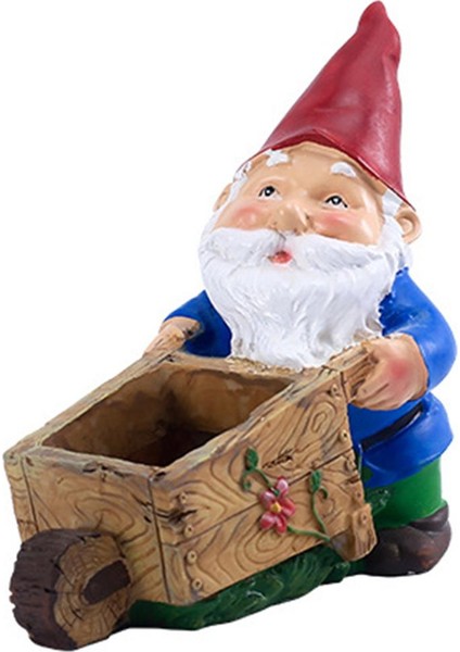Saksı Pürüzsüz Yüzey Canlı Görünüm Gnome Bitki Tutucu (Yurt Dışından)