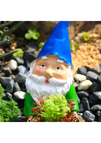 Saksı Pürüzsüz Yüzey Canlı Görünüm Gnome Bitki Tutucu (Yurt Dışından)