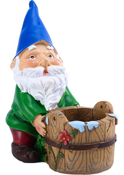 Saksı Pürüzsüz Yüzey Canlı Görünüm Gnome Bitki Tutucu (Yurt Dışından)