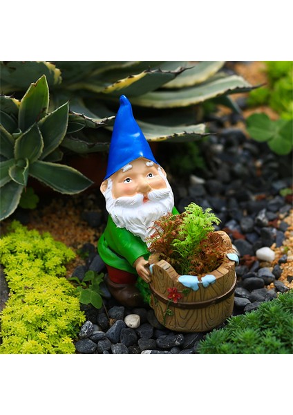 Saksı Pürüzsüz Yüzey Canlı Görünüm Gnome Bitki Tutucu (Yurt Dışından)