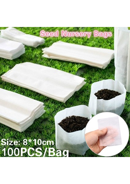 100 Adet Fide Bitkileri Kreş Çantaları Kumaş Çevre Dostu Büyüyen Dikim Çantaları Podazz (Yurt Dışından) modelleri