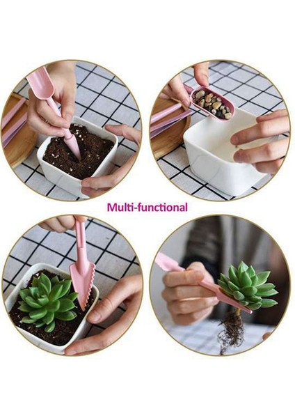 12 Adet Mini Bahçe El Aletleri Etli Ekim Aletleri Mavi (Yurt Dışından)
