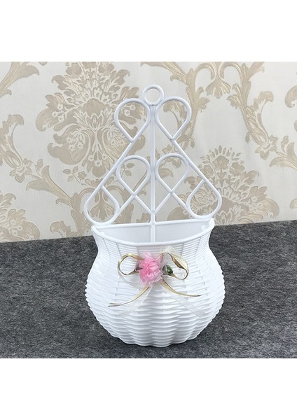 Bahçe Dıy Vazo Çiçek Sepeti Çeşitli Eşyalar Organizatör Duvar Asılı Yapay Rattan Karşılaşma (Yurt Dışından)