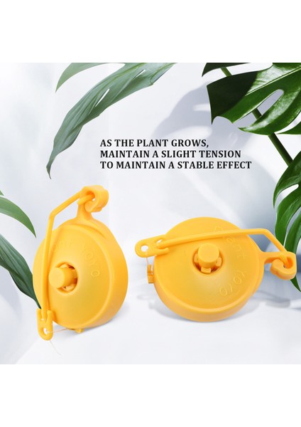 Plant Yoyo Grow Askı, Stoperli, Ayarlanabilir Destekli (10'lu Paket) (Yurt Dışından)