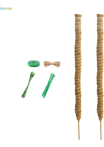2x Hindistan Cevizi Palmiye Sarmaları Tırmanma Bitkileri Için Çubuk Uzatma Monstera Saksı 60CM (Yurt Dışından) fiyatları