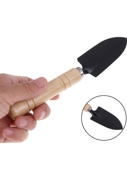 3 Adet/takım Mini Bahçe Alet Setleri Kürek Tırmık Maça Bonsai Alet Takımı Ahşap Saplı (Yurt Dışından)