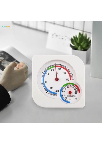 Bahçe Veranda Için Mini 2'si 1 Arada Nem Sıcaklık Ölçüm Ölçer Test Cihazı (Yurt Dışından)