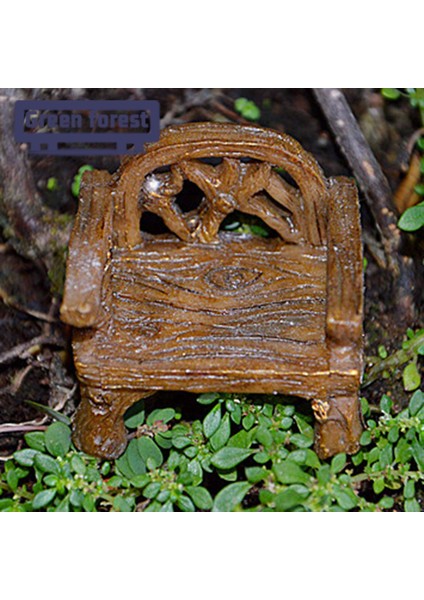 Yeşil Orman Peri Bahçe Bankı Dekoratif Mikro Peyzaj Bank Modeli (Yurt Dışından) fırsatları