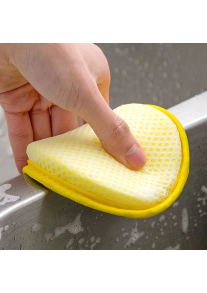 5 Adet Çift Taraflı Yıkama Süngeri Tava Pot Bulaşık Yıkama Süngerleri Ev Temizlik Aracı Karşılaşma (Yurt Dışından) indirimleri