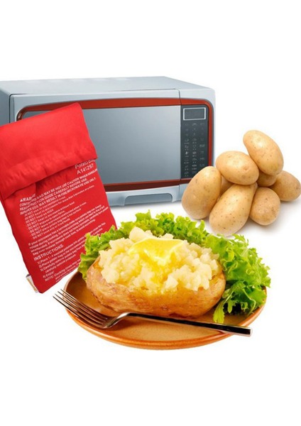 Mikrodalga Fırın Patates Ocak Çantası Fırında Patates Mikrodalga Pişirme Patates Mutfak Mj (Yurt Dışından)