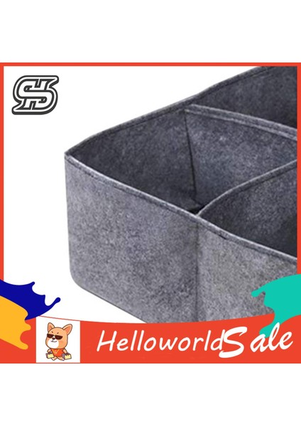 Helloworld Kumaş Dikim Kabı Taşınabilir Aşırı Sulamayan Sebze Yetiştirme Kesesi (Yurt Dışından)