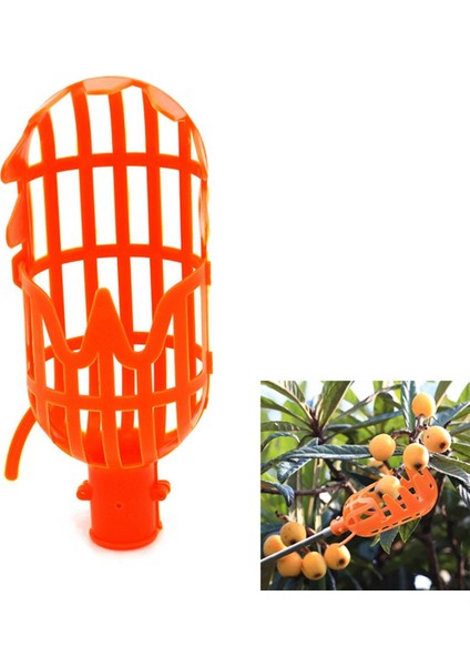 Yüksek Irtifa Meyve Seçici Kutupsuz 1 Adet Plastik Seçici Kutupsuz Meyve Yakalayıcı Toplama Aracı Bahçe (Yurt Dışından)