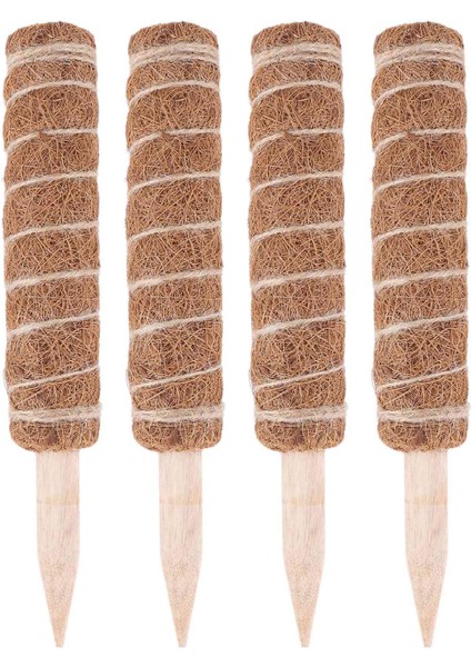 Bitki Desteği Uzatma Için 4 Paket Hindistan Cevizi Totem Direği Yosun Direği 30 cm (Yurt Dışından) fiyatları