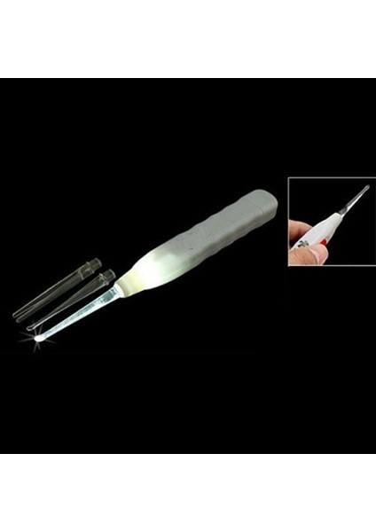 LED Işık ile 2x Beyaz Kulak Temizleme Aracı Kulak Kiri Sökücü (Yurt Dışından) modelleri