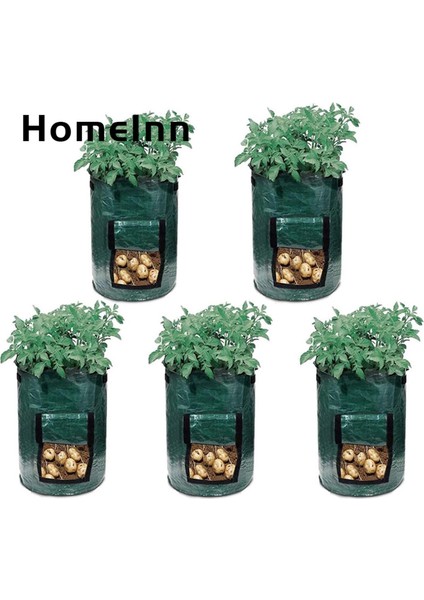 Homeınn Yaprak Çöp Torbası Geniş Uygulamalı Çöp Kovası Çim Bahçesinde Saplı Yaprak Atık Torbaları (Yurt Dışından)