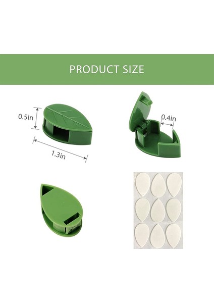 Tırmanma Bitkileri Için Bitki Klipsleri (60'lı Paket), Dik Gövdeler, Sarmaşıklar (Yurt Dışından) modelleri