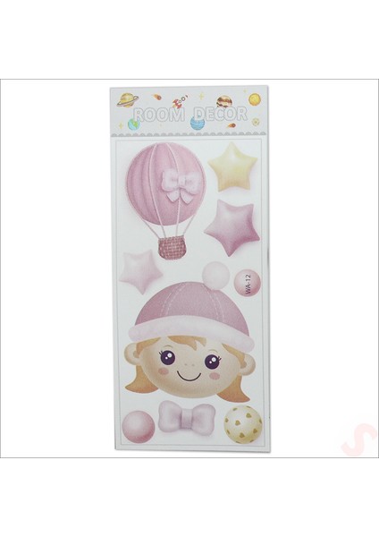 Kız Bebek Odası, 8 Parça Duvar Sticker Seti indirimleri