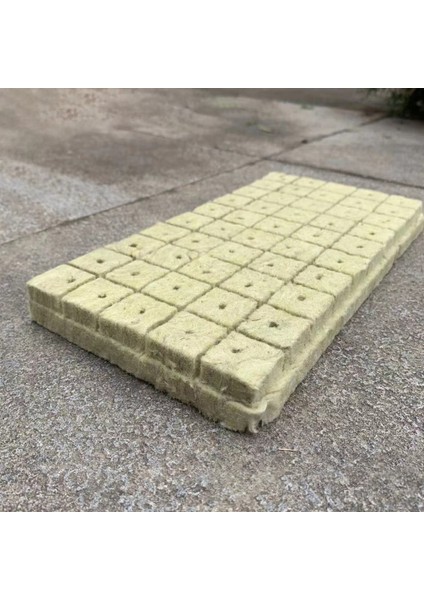 50 Adet Taşyünü Büyümek Küp Hidroponik Çimlenme Iyi Hava Geçirgenliği Fiber Bitki Yayılma Küpü Ev Için (Yurt Dışından) modelleri