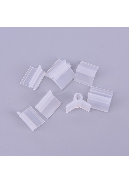 100PCS Plastik Aşılama Klipleri Bitkiler Destek Bahçe Sera Sebzeleri Bahçe Karşılaşması (Yurt Dışından)