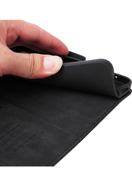 Iphone 12 Için Kılıf Pro Max Kart Yuvaları Cüzdan Kapak Çevirin Tpu Deri (Yurt Dışından)