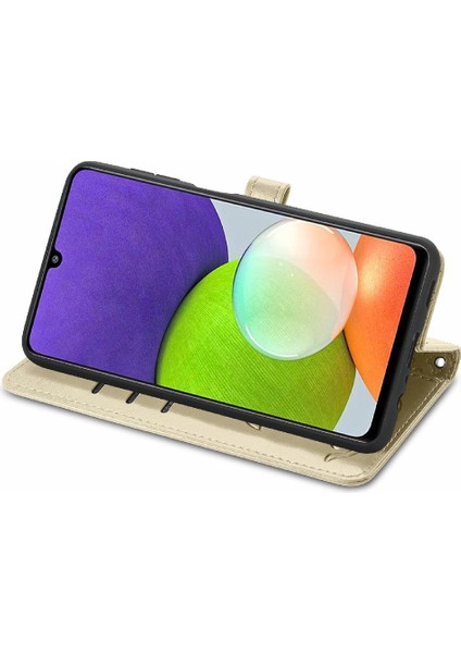 Samsung Galaxy A22 4g Darbeye Karikatür Hayvanlar Için Kılıf Kapak Çevirin (Yurt Dışından)