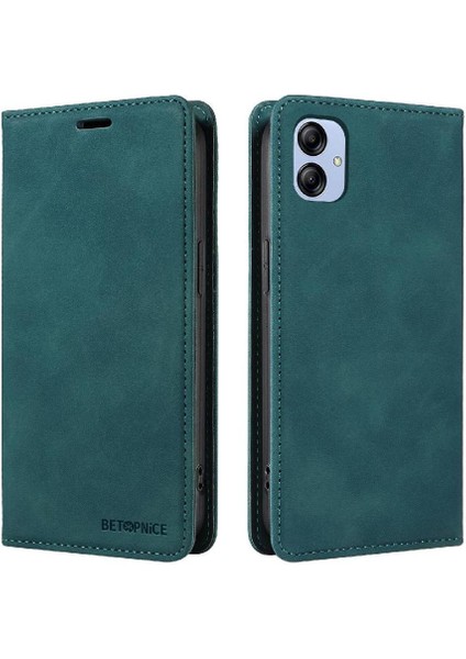 Samsung Galaxy A04E 4g Için Kılıf Folio Cüzdan Pu Deri Manyetik Koruyucu (Yurt Dışından)