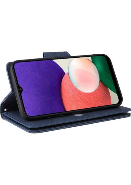 Samsung Galaxy A22 Için Kılıf 5g Kart Tutucu Fermuar Cüzdan Kapak ile El (Yurt Dışından) modelleri