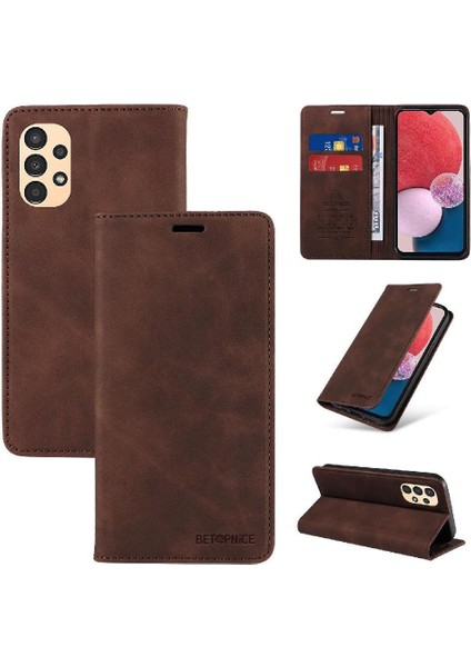 Samsung Galaxy A04 4g Pu Deri Manyetik Koruyucu Folio Cüzdan (Yurt Dışından)