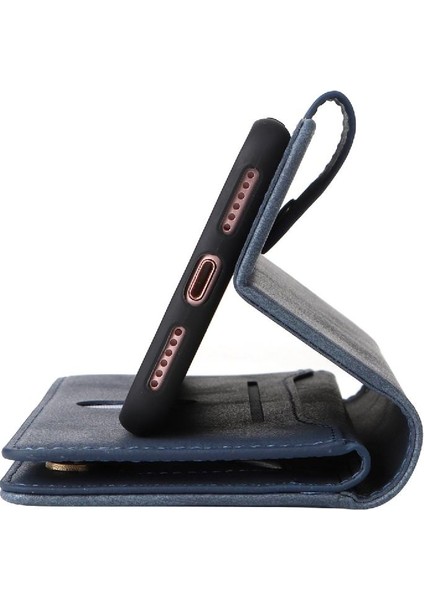 El Kayışı Kart Tutucu Manyetik Deri Fermuar ile iphone 7/8 Için Kılıf (Yurt Dışından)