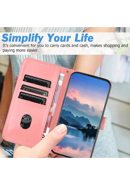 Iphone 15 Için Telefon Kılıfı Artı Flip Folio Cüzdan Kart Yuvaları Tutucu Pu Litch (Yurt Dışından)