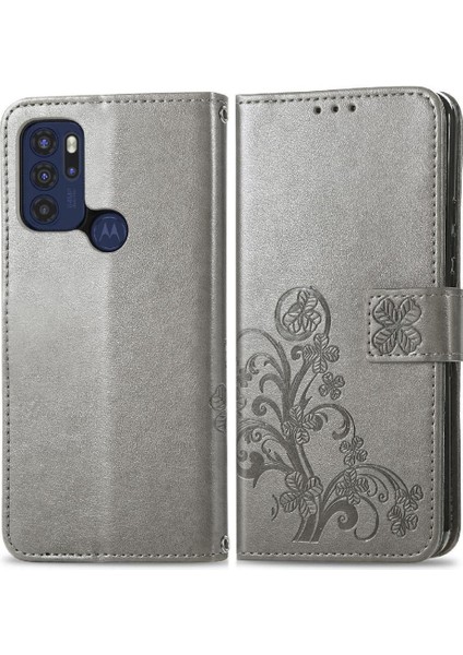 Motorola Moto Gmotorola Flip Kapak Dört Yapraklı Yonca Zarif Iş Için Kılıf (Yurt Dışından)