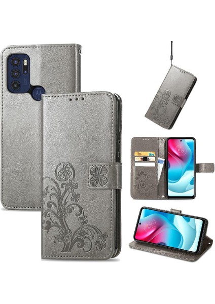Motorola Moto Gmotorola Flip Kapak Dört Yapraklı Yonca Zarif Iş Için Kılıf (Yurt Dışından) fiyatları