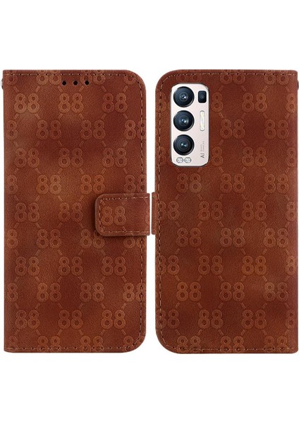 Oppo Bulmak Için Telefon Kılıfı X3 Neo Kickstand Kart Tutucu Pu Deri Çift 8 (Yurt Dışından)