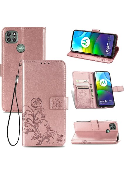 Motorola Moto G9 Güç Zarif Iş Kısa Kayış Dört Yaprak (Yurt Dışından) fiyatları