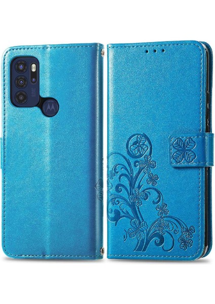 Motorola Moto Gmotorola Flip Kapak Dört Yapraklı Yonca Zarif Iş Için Kılıf (Yurt Dışından)