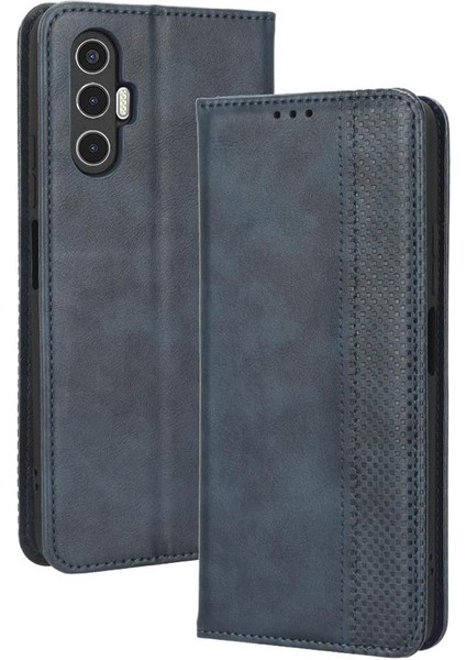Tecno Pova 3 Pu Deri Cüzdan Manyetik Kapatma Için Kılıf (Yurt Dışından)
