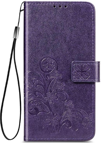 Motorola Moto G9 Güç Zarif Iş Kısa Kayış Dört Yaprak (Yurt Dışından)