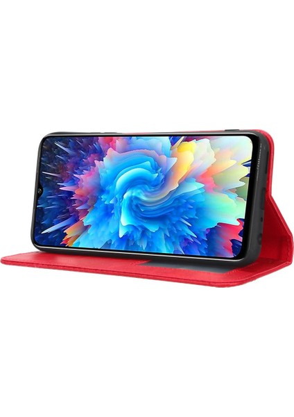 Infinix Sıcak 20 5g Manyetik Kapatma Pu Deri Cüzdan Için Kılıf (Yurt Dışından)