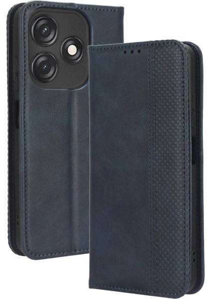 Tecno Kıvılcım 10C Manyetik Kapatma Cüzdan Pu Deri Için Kılıf (Yurt Dışından)