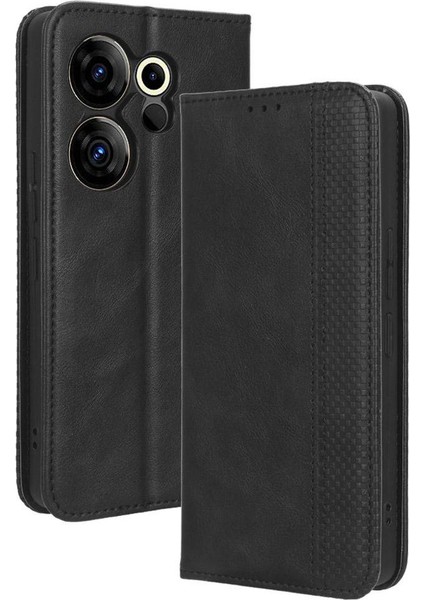 Tecno Camon 20 Premier 5g Cüzdan Pu Deri Manyetik Kapatma Için Kılıf (Yurt Dışından)