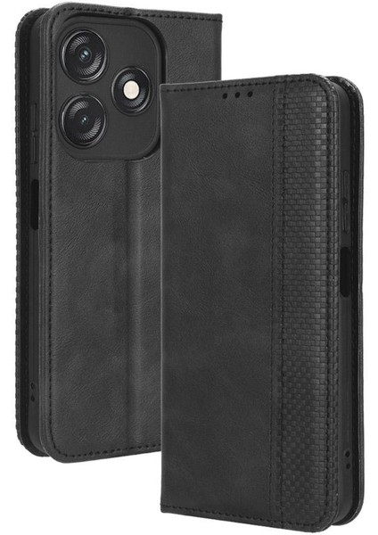 Tecno Kıvılcım 10C Manyetik Kapatma Cüzdan Pu Deri Için Kılıf (Yurt Dışından)