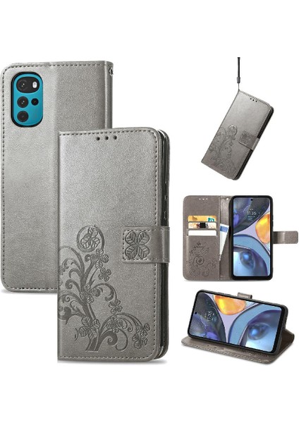 Motorola Moto G22 Dört Yapraklı Yonca Kısa Kayış Zarif Iş Için Kılıf (Yurt Dışından) fırsatları