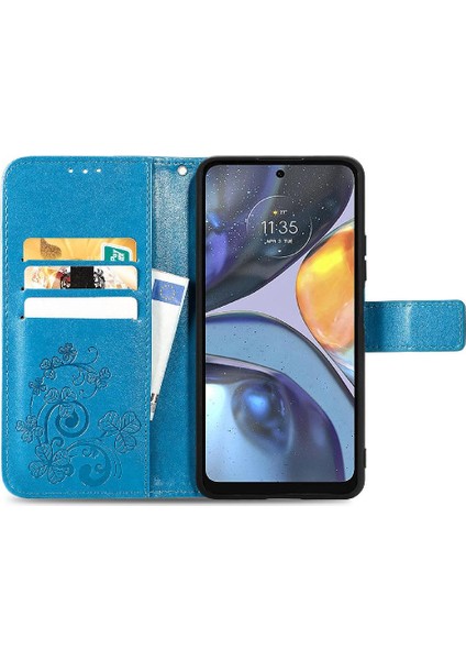 Motorola Moto G22 Dört Yapraklı Yonca Kısa Kayış Zarif Iş Için Kılıf (Yurt Dışından) indirimleri